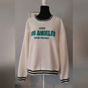 Ruby & Lace Pullover  Beige Almost White Los Angeles Size XL Soft And Warm